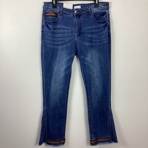 Koko Plus Premium Jeans Embellished Hem Skinny Jeans Size 20 NWT